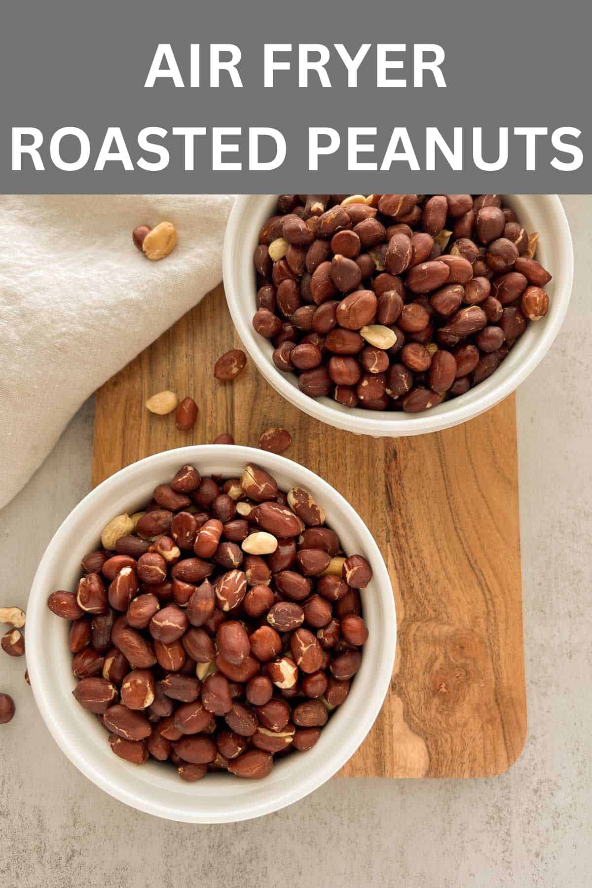 Air Fryer Roasted Peanuts Little Nonni
