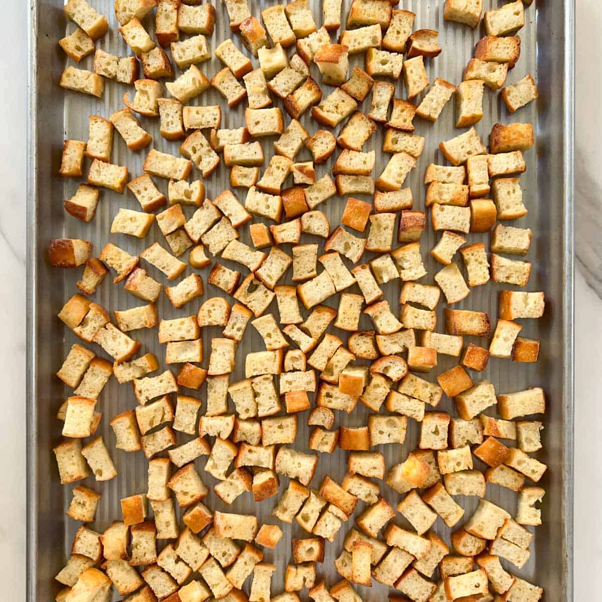 How to Make Bread Cubes for Stuffing Little Nonni