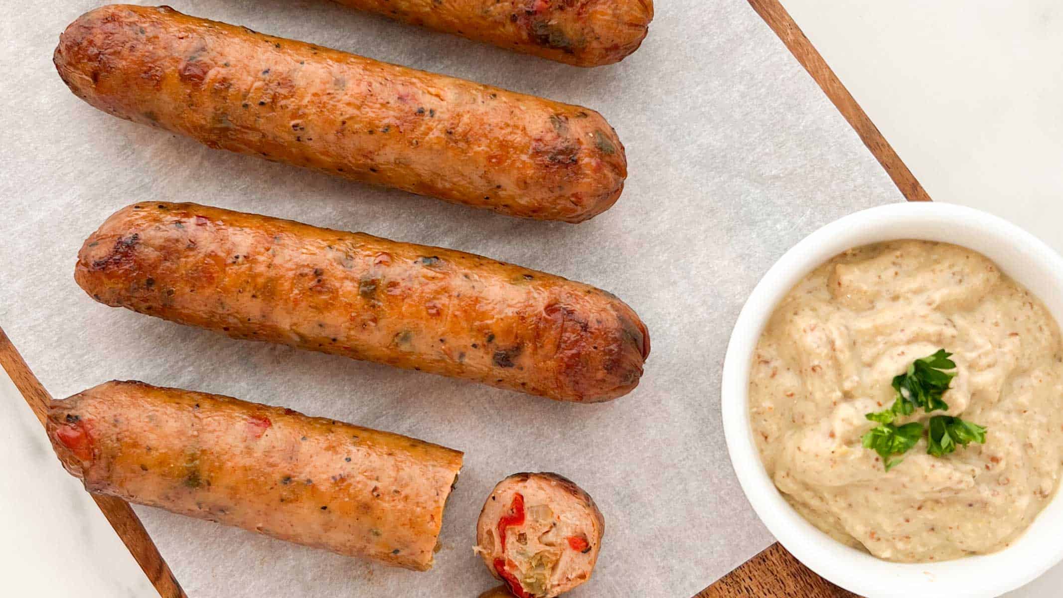 Air Fryer Chicken Sausage
