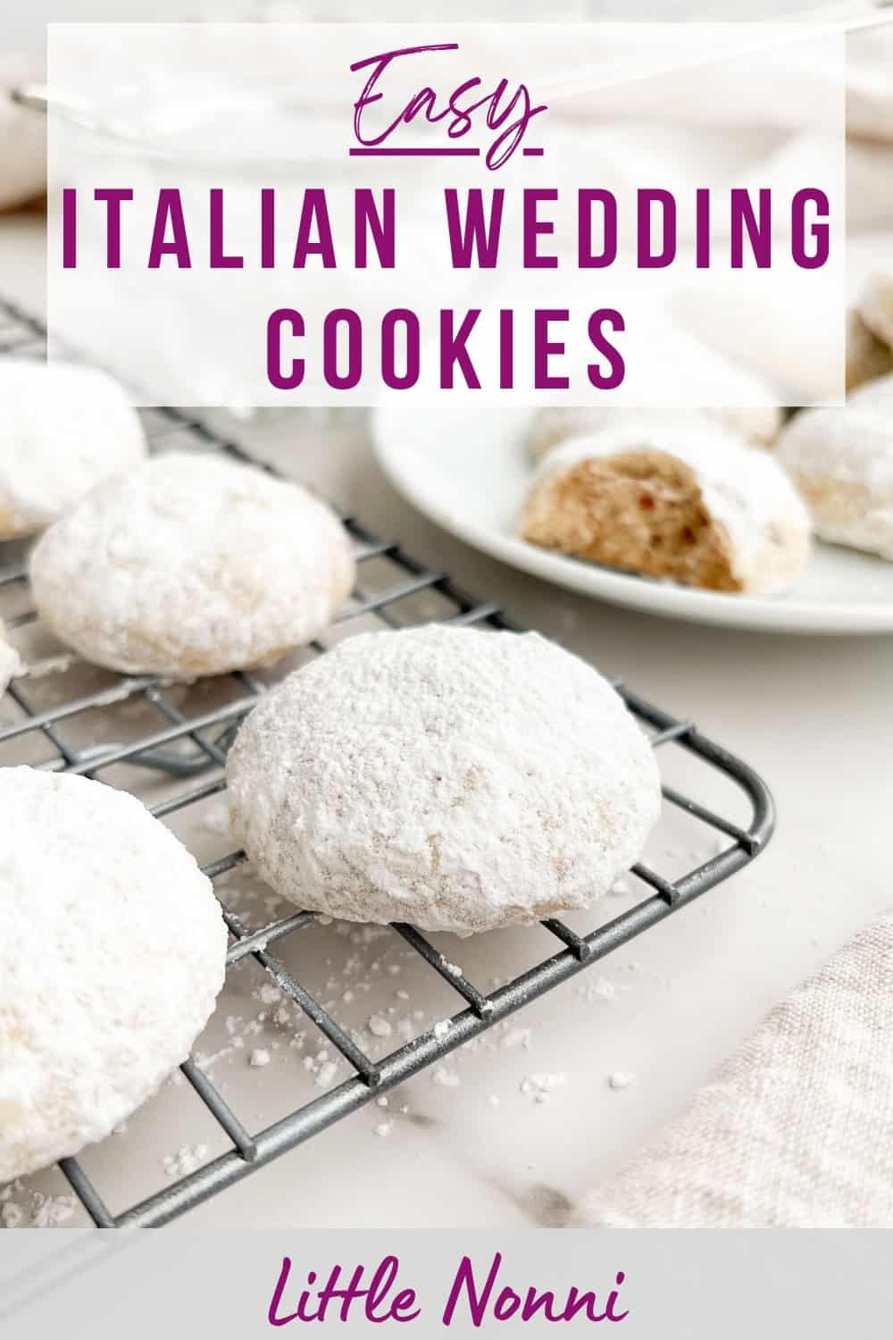 Italian Wedding Cookies Little Nonni